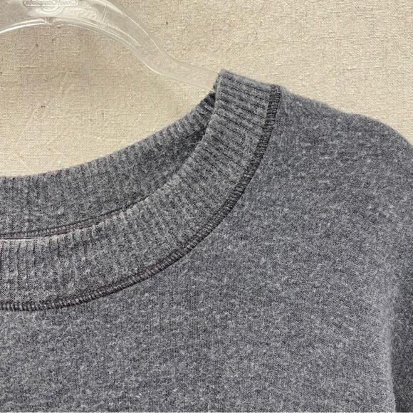 Free People Beach TGIF Pullover Sweater In Slate Gray Size Small - Picture 6 of 13